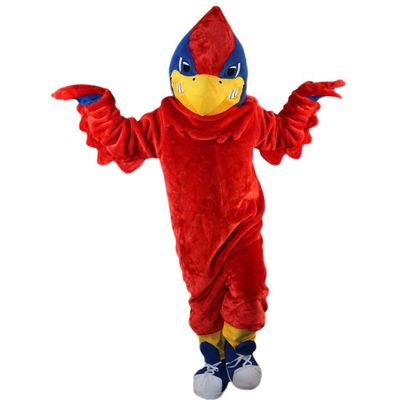 Red Eagle Bird Cartoon Costume Mascot Adult Cosplay Fancy Dress