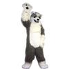 Grey Wolf Husky Mascot Costume Cartoon Cosplay Cartoon Character Suit view 3