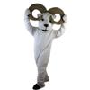 White Goat Antelope Cartoon Costume Mascot Plush with Mask for Adult Cosplay Party Halloween Dress Up view 4