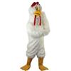cartoon mascot White Long-Haired Chicken Bird Costume Adult Cartoon Character Outfit view 2