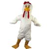 cartoon mascot White Long-Haired Chicken Bird Costume Adult Cartoon Character Outfit view 3