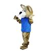 Blue Vest Wild Cat Cartoon Costume Mascot Character Design Cosplay Adult Cartoon view 3