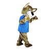 Blue Vest Wild Cat Cartoon Costume Mascot Character Design Cosplay Adult Cartoon view 4