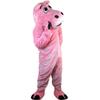 Pink Hippo Cartoon Costume Mascot Plush with Mask for Adult Cosplay Party Halloween Dress Up view 2