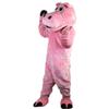 Pink Hippo Cartoon Costume Mascot Plush with Mask for Adult Cosplay Party Halloween Dress Up view 3