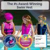 Limmys Premium Kids Swim Vest - Toddler Swim Jacket and Buoyancy Swimming Aid - Modern Design Swimming Vest for Boys, Girls and Babies - with Drawstring Bag view 2