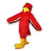 Red Bird Chicken Costume Mascot Long Hair Cartoon