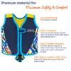 Limmys Premium Kids Swim Vest - Toddler Swim Jacket and Buoyancy Swimming Aid - Modern Design Swimming Vest for Boys, Girls and Babies - with Drawstring Bag view 2