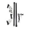 Archery Recurve Bow and Arrow Set Takedown Straight Bow Draw Weight 30lbs-40lbs Adjustable Recurve Bow with 6pcs Fiberglass Arrow for Hunting Shooting Right Hand (Silver) view 3