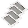 Amarine Made Stainless Steel Stamped Louvered Vent Rectangular Marine Vent for Yachts and Boats - 07720S - 5" X 9" (4) view 1
