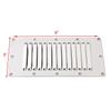 Amarine Made Stainless Steel Stamped Louvered Vent Rectangular Marine Vent for Yachts and Boats - 07720S - 5" X 9" (4) view 2