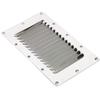 Amarine Made Stainless Steel Stamped Louvered Vent Rectangular Marine Vent for Yachts and Boats - 07720S - 5" X 9" (4) view 3