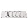 Amarine Made Stainless Steel Stamped Louvered Vent Rectangular Marine Vent for Yachts and Boats - 07720S - 5" X 9" (4) view 4