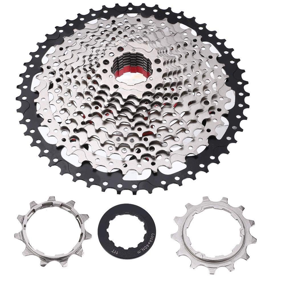 Bicycle Cassette,High Performance Lightweight Mountain Bike Sprocket Gear for Mountain Bikers Commuters Fitness Cyclists