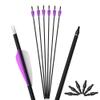 56 Inch Takedown Recurve Bow and Arrow Set Archery Longbow Hunting Bow Kit Right Handed 30-50lbs for Shooting Practice Competition with Carbon Arrows (50lbs, Camo Set) view 3