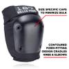 187 Killer Pads Six Pack Pad Set, Elbow Pads, Knee Pads, and Wrist Guards - Ideal for Skateboarding, Roller Skating, and Inline Skating view 2
