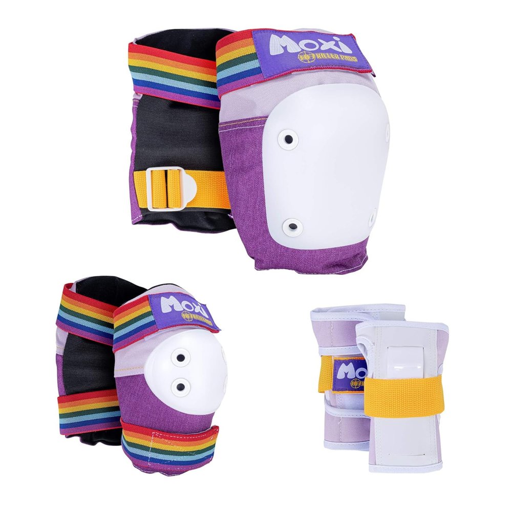 187 Killer Pads Six Pack Pad Set, Elbow Pads, Knee Pads, and Wrist Guards - Ideal for Skateboarding, Roller Skating, and Inline Skating