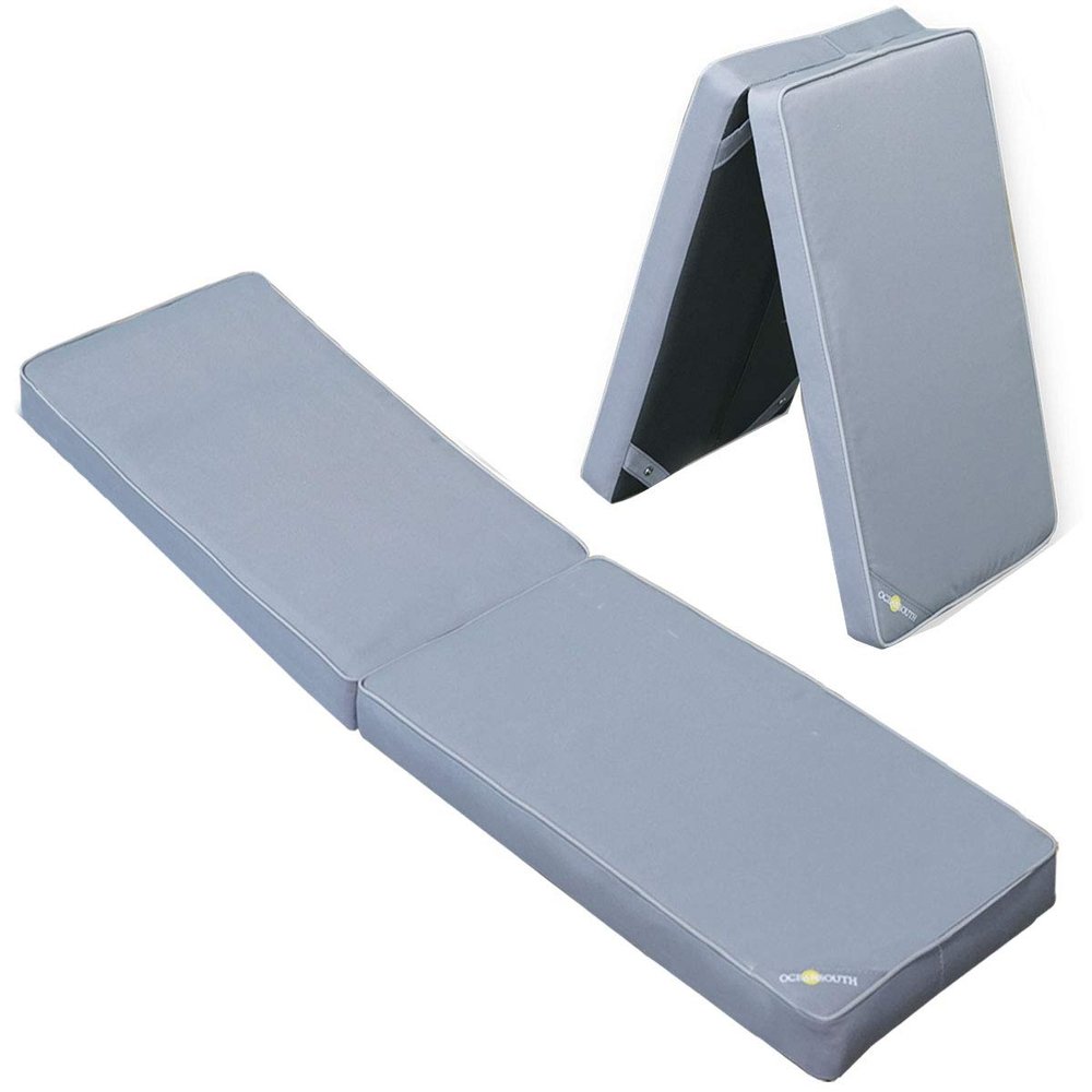 Oceansouth Boat Seat Cushion (Gray, Length 71" x Width 15" x Height 2-1/2") Cushion Cover Sponge Bench Patio Chair seat high pad Porch Swing Kitchen Cushions Boat Seats Accessories Furniture Garden