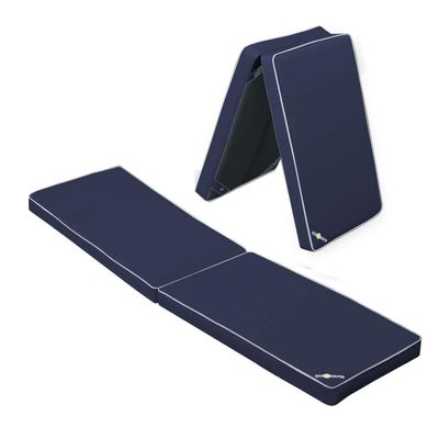 Oceansouth Boat Seat Cushion (Blue, Length 59" x Width 15" x Height 2-1/2") Cushion Cover Sponge Bench Patio Chair seat high pad Porch Swing Kitchen Cushions Boat Seats Accessories Furniture Garden