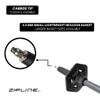 Zipline Lollipop 14.0 Graphite Carbon Composite Ski Poles  Lightweight Ergonomic Grip, Vibration Dampening, Groomers and Freestyle. Choice of Skiers (Gray Carbon, 54" in./137 cm) view 4