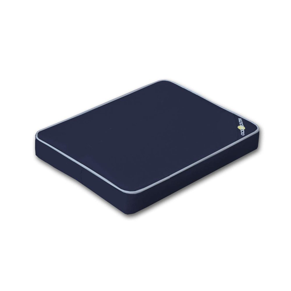 Oceansouth Boat Seat Cushion (Blue, Length 18" x Width 15" x Height 2-1/2") Cushion Cover Sponge Bench Patio Chair seat high pad Porch Swing Kitchen Cushions Boat Seats Accessories Furniture Garden