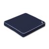 Oceansouth Boat Seat Cushion (Blue, Length 18" x Width 17" x Height 2-1/2") Cushion Cover Sponge Bench Patio Chair seat high pad Porch Swing Kitchen Cushions Boat Seats Accessories Furniture Garden view 1