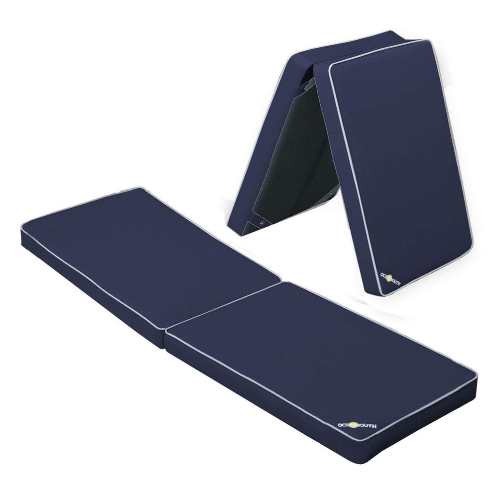Oceansouth Boat Seat Cushion (Blue, Length 51" x Width 15" x Height 2-1/2") Cushion Cover Sponge Bench Patio Chair seat high pad Porch Swing Kitchen Cushions Boat Seats Accessories Furniture Garden