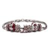 Stone Armory Ultimate Crimson Tide Fan Ring and Bracelet Set | Officially Licensed University of Alabama Jewelry | Bama Jewelry | Alabama Roll Tide Gifts | view 2