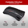 Fincci Pair 26 inch Bike Tires - Foldable Slick 26 x 1.95 Bike Tires for Mountain Bike MTB Road Hybrid Bicycle 50-559, 30 TPI - Pack of 2 Tires Leno view 4