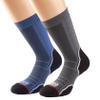 1000 Mile Men's Twin Pack Trek Walking Socks, Navy/Charcoal, Large (UK 9-11.5) view 1