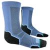 1000 Mile Men's Twin Pack Trek Walking Socks, Navy/Charcoal, Large (UK 9-11.5) view 2