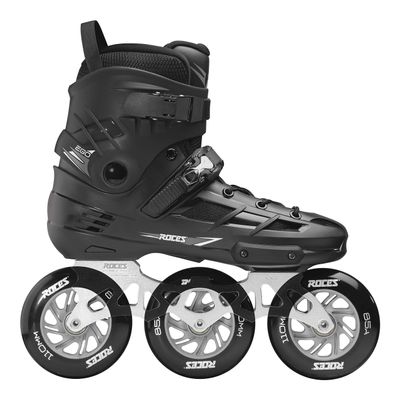 Roces Unisex  Adult's EGO 3X110 TIF Inline Skates, Black/Silver, 39