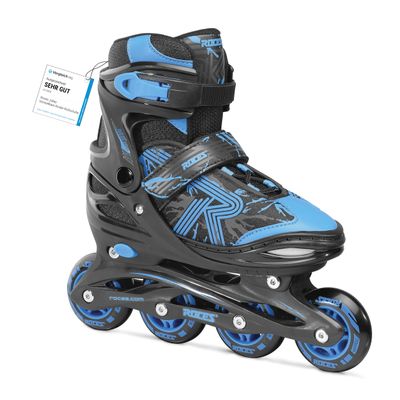Roces Jokey 3.0 Inline Skate Black-Astro Blue 26