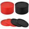 Coopay 12 Pieces Home Air Hockey Pucks 2.5 Inch Heavy Replacement Pucks for Game Tables Equipment Accessories, 12 Grams (Red and Black) view 2