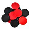 Coopay 12 Pieces Home Air Hockey Pucks 2.5 Inch Heavy Replacement Pucks for Game Tables Equipment Accessories, 12 Grams (Red and Black) view 4
