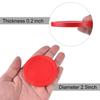 Coopay 12 Pieces Home Air Hockey Pucks 2.5 Inch Heavy Replacement Pucks for Game Tables Equipment Accessories, 12 Grams (Red) view 3