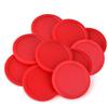 Coopay 12 Pieces Home Air Hockey Pucks 2.5 Inch Heavy Replacement Pucks for Game Tables Equipment Accessories, 12 Grams (Red) view 4