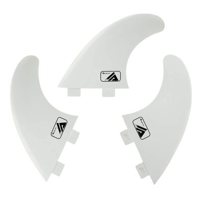 AQUBONA Single Tab & Dual Tab Surf/SUP Fin for Longboard, Surfboard & Paddleboard, Thruster Reinforced Dual Tab Surf Fins