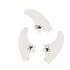 AQUBONA Single Tab & Dual Tab Surf/SUP Fin for Longboard, Surfboard & Paddleboard, Thruster Reinforced Dual Tab Surf Fins view 3