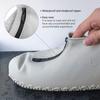 ydfagak Shoe Covers Waterproof Reusable Foldable Not-Slip Rain Shoe Covers with Zipper,Shoe Protectors Overshoes Rain Galoshes for Kids Men and Wome (Gray, M (Women 5.5-7.5, Men 5-6.5)) view 3
