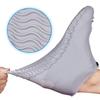 ydfagak Shoe Covers Waterproof Reusable Foldable Not-Slip Rain Shoe Covers with Zipper,Shoe Protectors Overshoes Rain Galoshes for Kids Men and Wome (Gray, M (Women 5.5-7.5, Men 5-6.5)) view 4
