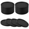 Coopay 12 Pieces Home Air Hockey Pucks 2.5 Inch Heavy Replacement Pucks for Game Tables Equipment Accessories, 12 Grams (Black) view 2
