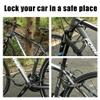 Emoly Bike Lock Cable, High Security 5 Digit Resettable Combination Coiling Bike Cable Lock,Bicycle Cable Lock for Bicycle,Mountain Bike, Scooter Outdoors, 4 Feet x 1.2M, Black view 3