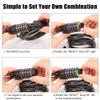 Emoly Bike Lock Cable, High Security 5 Digit Resettable Combination Coiling Bike Cable Lock,Bicycle Cable Lock for Bicycle,Mountain Bike, Scooter Outdoors, 4 Feet x 1.2M, Black view 4