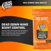 DEAD DOWN WIND Scent Killing Dryer Sheets (30Ct)  Odor Removing Sheet  Durable Hunting Scent Eliminators  Advanced Hunting Laundry Gear view 2