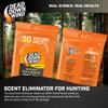 DEAD DOWN WIND Scent Killing Dryer Sheets (30Ct)  Odor Removing Sheet  Durable Hunting Scent Eliminators  Advanced Hunting Laundry Gear view 4