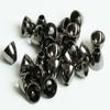 Blue Wing Olive Tungsten Cones for Fly Tying - 100 Pack (Black Nickel, Medium 5 x 4 mm (3/16')) view 1