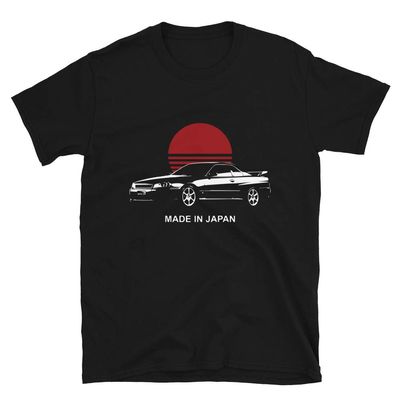1998 Skyline GT-R R33 Made in Japan Short-Sleeve Unisex T-Shirt Black