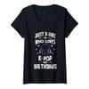Womens K-Pop and Birthdays Girls Women V-Neck T-Shirt view 1