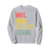 Mother Women Funny Gift T-Shirt Wife Mom Bowling Legend Sweatshirt view 1